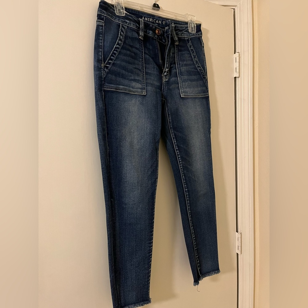 American eagle pocket jeans size 8 regular length
